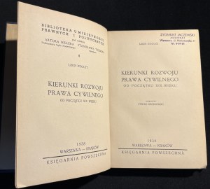 L. DUGUIT - Directions of development of civil law [1938].