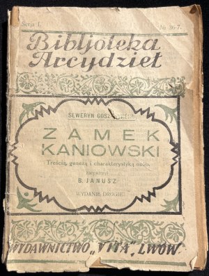 S. GOSZCZYŃSKI - Kaniowski Castle [2nd ed., 1931].