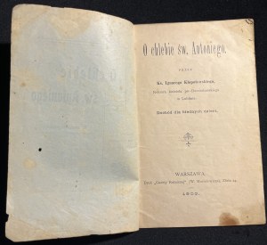 KS. I. KŁOPOTOWSKI - O chlebie św. Antoniego [1903]