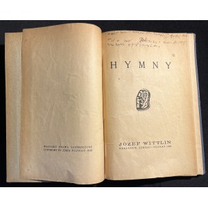 J. WITTLIN - Hymnes [1920].