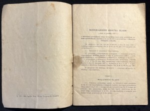 Regulations on the obligation and methods of keeping books of a special type by taxpayers of the pharmacy profession [circa 1947].