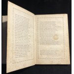 W. SYROKOMLA - Margier. Poème sur l'histoire de la Lituanie [1855].