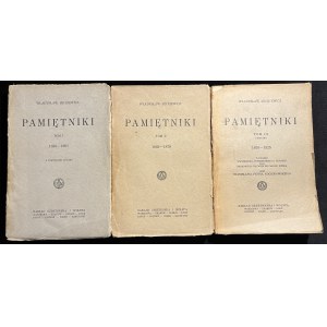 W. MICKIEWICZ - Pamiętniki, tom 1-3 [1926]