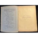 S. SZCZEPANOWSKI - Myśli o odrodzeniu narodowem, tom 1 [vyd. 3, 1923].