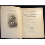 S. SZCZEPANOWSKI - Myśli o odrodzeniu narodowem, tom 1 [vyd. 3, 1923].