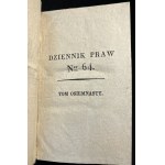 Journal des lois, n° 64-65, vol. 18 [polonais et russe, vers 1835-1836].