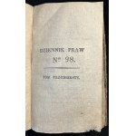 Dziennik praw, nr 97-98, tom 30 [jęz. polski i rosyjski, 1842]