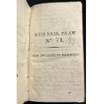 Dziennik praw, nr 71-73, tom 21 [jęz. polski i rosyjski, 1838]