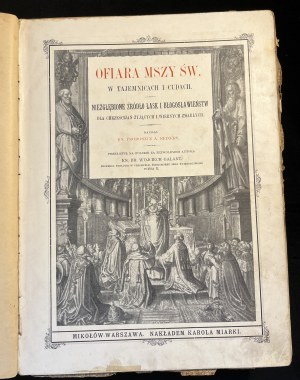 A. REINERS - Ofiara mszy św. w tajemnicach i cudach [ok. 1920]