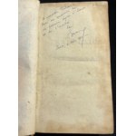 [STARODRUK] J. B. ROUSSEAU - Traduction des Odes d'Horace avec des observations critiques, tom 1 [jęz. francuski, 1781]