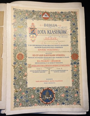 Biblia Złota Klasyków, tom II [1898]
