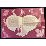 The mongrel in love, Disney - folder advertising the film
