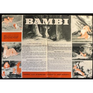 Bambi, Disney - dossier publicitaire du film, 1943