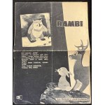 Bambi - folder advertising the film