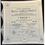 [1925] WARSAW. Dom Towarowy Bracia Jabłkowscy. 1 bearer share of nominal value 10 zloty.