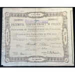 [1923] WARSAW. 1st issue. Turpentine industry in Poland. 100,000 Polish marks.
