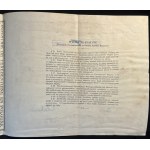 [1923] WARSZAWA. 1-sza emisja. Przemysł Terpentynowy w Polsce. 100.000 marek polskich.