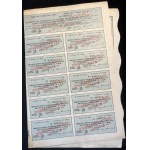 [1925] WARSZAWA. Towarzystwo Przemysłu Naftowego Bracia Nobel w Polsce. Akcja na pięćdziesiąt złotych na okaziciela.