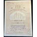 LVIV [1927] LVIV. Polish Building Society. Action on gold 25