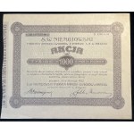[1923] BIELSKO. S. W. Niemojowski. Factory of Paper and Paper Products S.A.. Action of a thousand Polish marks.
