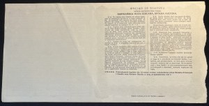 [1921] WARSAW. Sarnia Glassworks. 3rd issue. 50 shares of 1000 Polish marks each