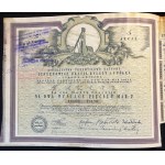[1921] WARSAW. Industrial and Petroleum Society. Lenartowicz Rylski Brothers and Company. For two thousand five hundred Polish marks