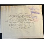 [1921] VARŠAVA. Společnost ropného průmyslu. Lenartowicz Rylski Brothers and Company. Za dva tisíce pět set polských marek