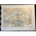 [1921] WARSAW. Warsaw Steam Locomotive Construction Company. 2nd series. 2nd issue. For five hundred Polish marks.