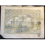 [1922] WARSAW. Warsaw Steam Locomotive Construction Company. 4th issue. For twenty-five thousand Polish marks
