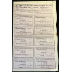[1928] POZNAŃ. "Warta" Reinsurance Society. II issue. Fractional share of the value of fifty thousandths (thousandzzzych)