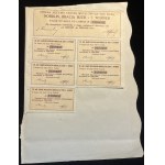 [1923] WARSAW. Joint stock company of metal factories under the firm Norblin br. Buch and T. Werner. 7th issue. Stock of 500 marks