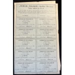 [1926] VARSOVIE. Spas polonais. Action au porteur pour 10 zlotys