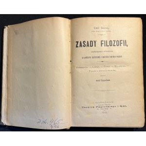 E. BOIRAC - Principy filozofie [1891].