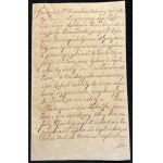 [Trial with the Jews in Koniecpol] Letter from lawyer Kosnicki to Alexander Count Potocki regarding a dispute over the debts of the local Jewish community [1797].