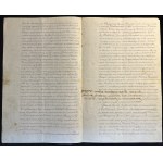 Ordinances of the Bishop of the Diocese of Warsaw, Antoni Fijałkowski [Warsaw, 1856] [bifolium].