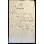 A collection of seven documents relating to Jan Kanty Zulawski of Szeliga coat of arms and his children [1842-1844].