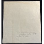 [Włodzimierz Perzyński] Dopis nakladatelství Gebethner a Wolff ohledně knihy Włodzimierza Perzyńského [1928].