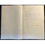 Akt notarialny u Stanisława Chrząstowskiego dotyczący sprzedaży ziemi [Mińsk, 1920]