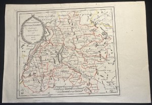 [Gryfino, Pyrzyce, Szadek] Mapa tří žup Gryfino, Pyrzyce, Szadek. Des Herzogthums Hinter Pommern Saatziger,Pyritzischer,Greiffenhagischer Kreis [1789-1791].