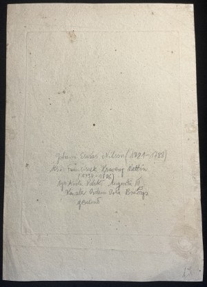 Książę Franciszek Ksawery, syn króla Polski Augusta III - Johann Esaias Nilson [ok. 1760, miedzioryt]