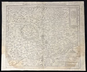 [One of the oldest maps of the lands of Poland] Map of central Europe with Poland, Germany, Austria and the Netherlands [ca. 1560].