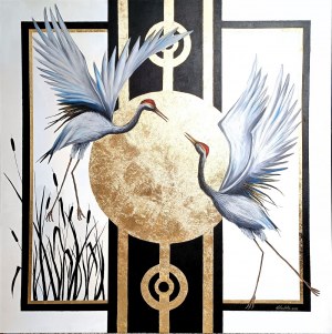 Aleksandra Elizabethe Wojtysiak, A good fortune of golden cranes, 2024