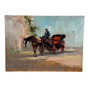 UNIDENTIFIED ARTIST, Road with Carriage