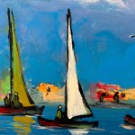 Antonio Bertè, Segelboote - Antonio Bertè (Neapel 1936 - 2009)