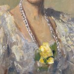 UNIDENTIFIED SIGNATURE, Portrait of a woman in the Impressionist style