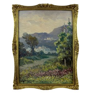 Leon Giuseppe Buono, Abruzzo landscape - Leon Giuseppe Buono (1888 - 1976)