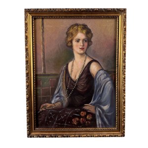 UNIDENTIFIED SIGNATURE, Portrait of a woman