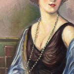 UNIDENTIFIED SIGNATURE, Portrait of a woman