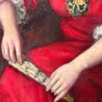 ANONIMO, Portrait of a woman in a red dress