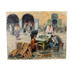 Salvatore Rodriguez, Fish Vendor - Salvatore Rodriguez (Napoli 1957)